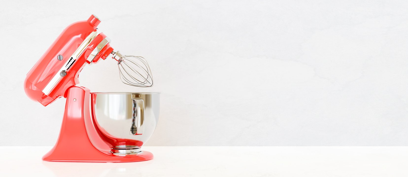 Kitchen Mixer on White Background